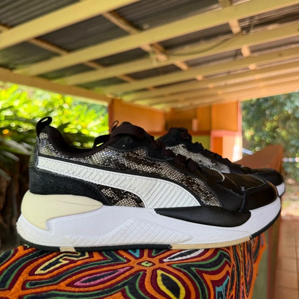 2 FOR $20 DEAL / Puma X-Ray Game‎ Snake Sneakers Women's 7.5 373588-01 / PVDEAL
